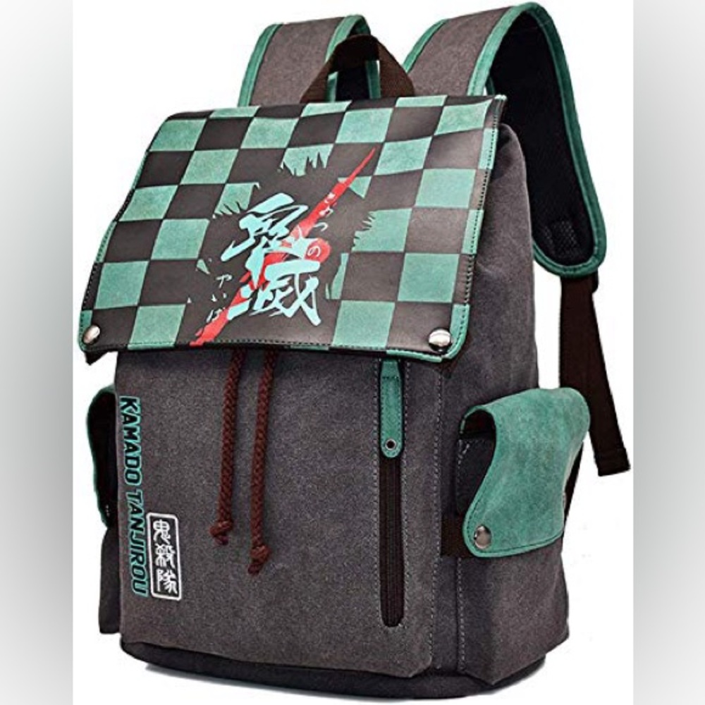 HAMIQI Japanese Anime Backpack Cosplay Demon Slayer